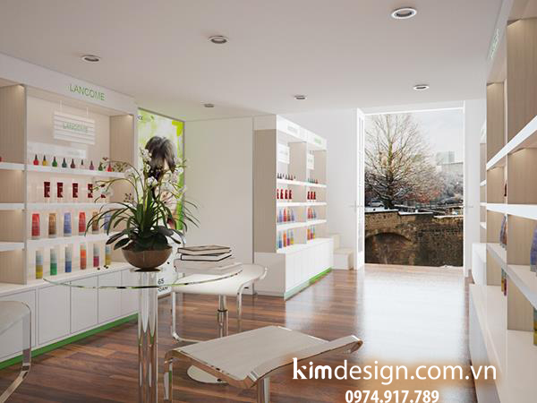 Thiết kế shop mỹ phẩm