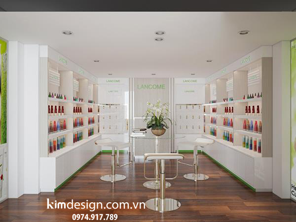 Thiết kế shop mỹ phẩm