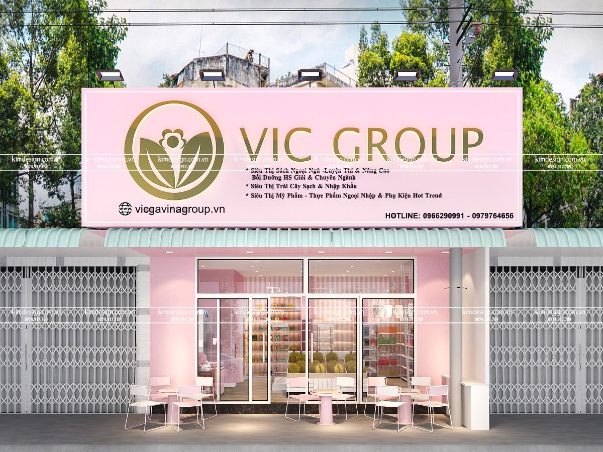 Thiết kế shop văn phòng phẩm
