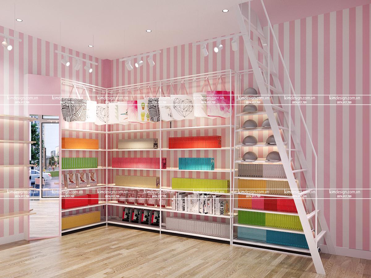 Thiết kế shop văn phòng phẩm