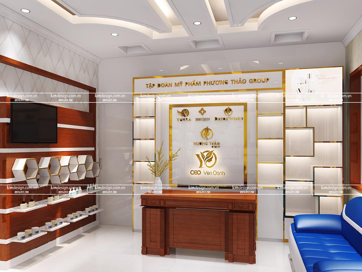Thiết kế shop mỹ phẩm