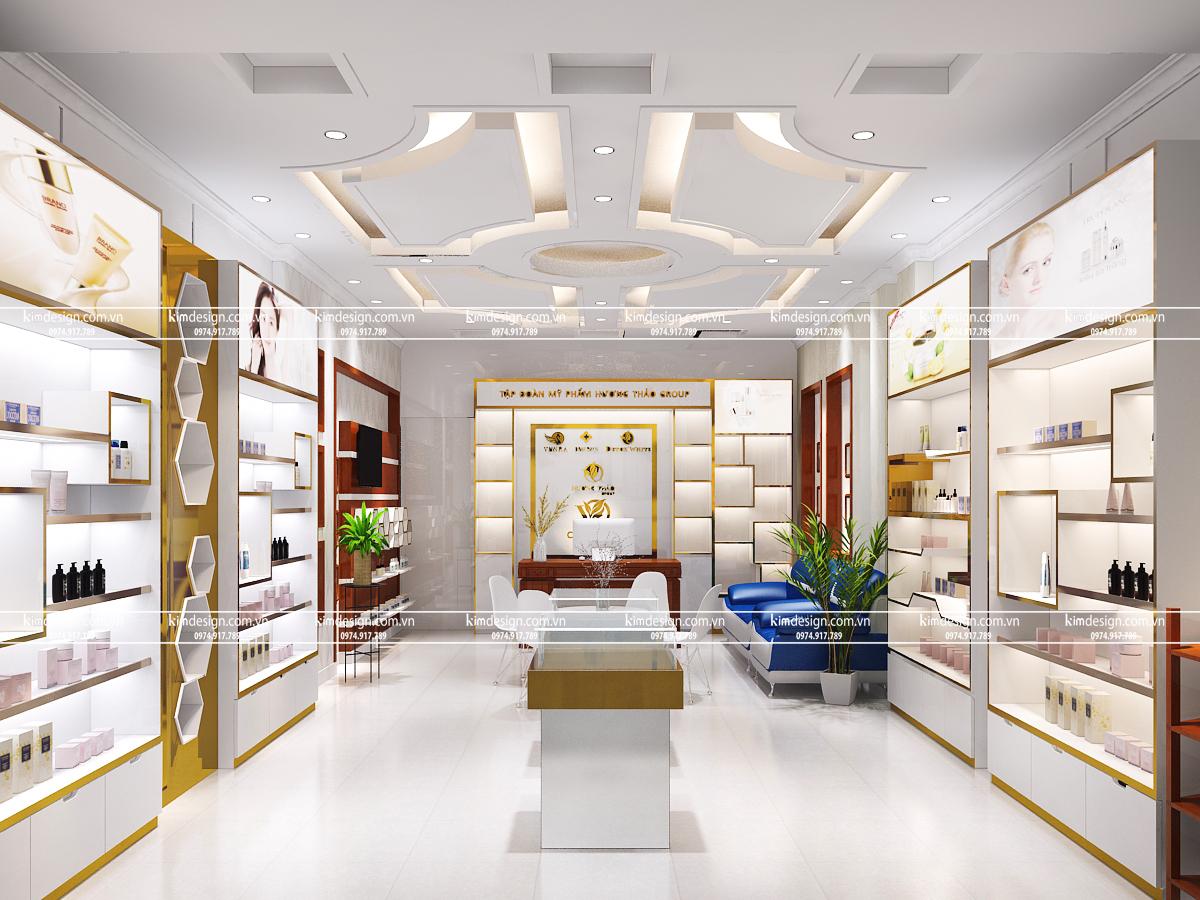 Thiết kế shop mỹ phẩm