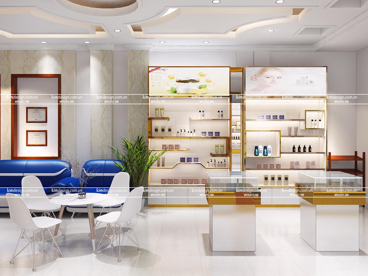 Thiết kế shop mỹ phẩm