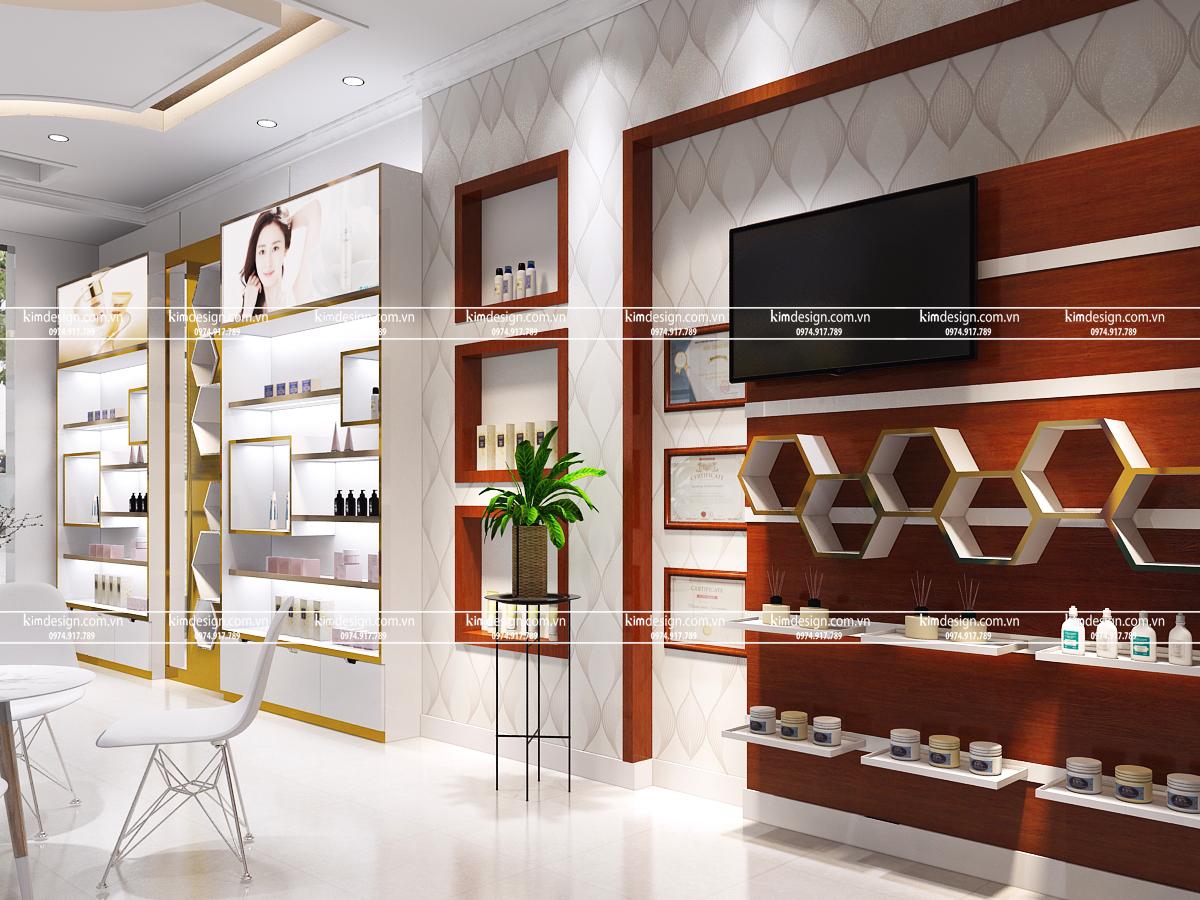 Thiết kế shop mỹ phẩm