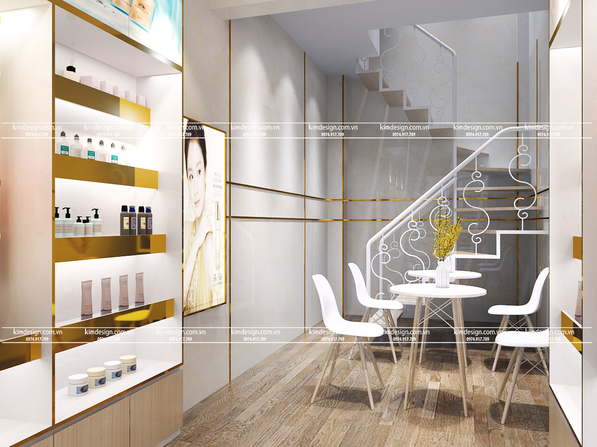 Thiết kế shop mỹ phẩm