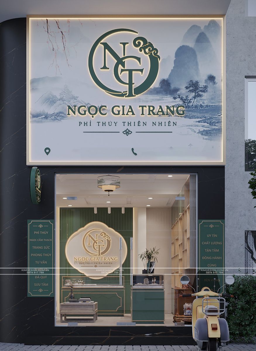 KIẾN TẠO KHÔNG GIAN TRƯNG BÀY TIỆM TRANG SỨC ĐẲNG CẤP