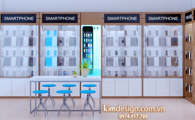 Thiết kế shop điện thoại