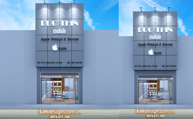 Thiết kế shop điện thoại
