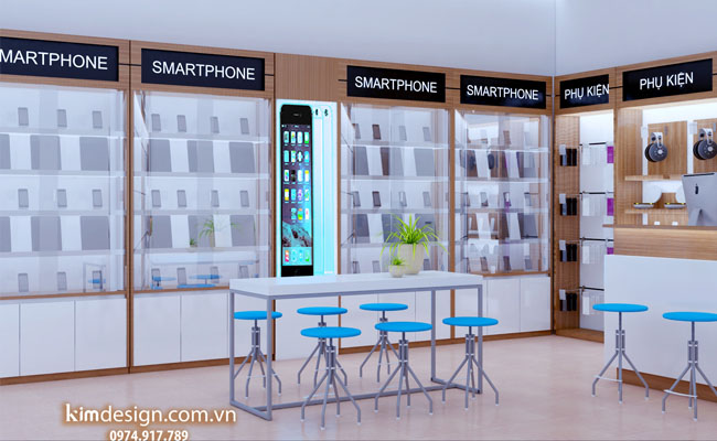 Thiết kế shop điện thoại