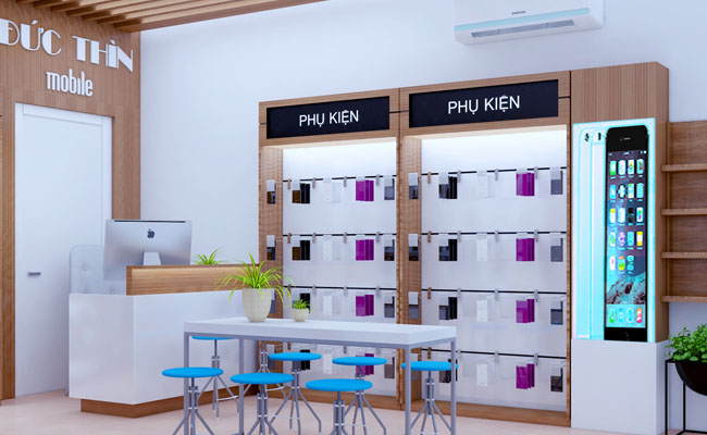 Thiết kế shop điện thoại