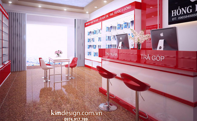 Thiết kế shop điện thoại đẹp