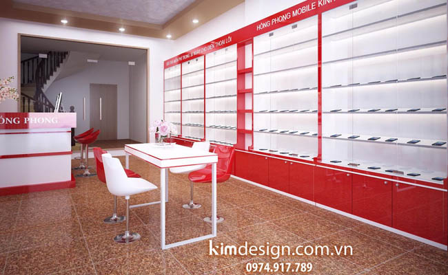 Thiết kế shop điện thoại đẹp