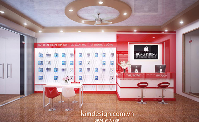 Thiết kế shop điện thoại đẹp