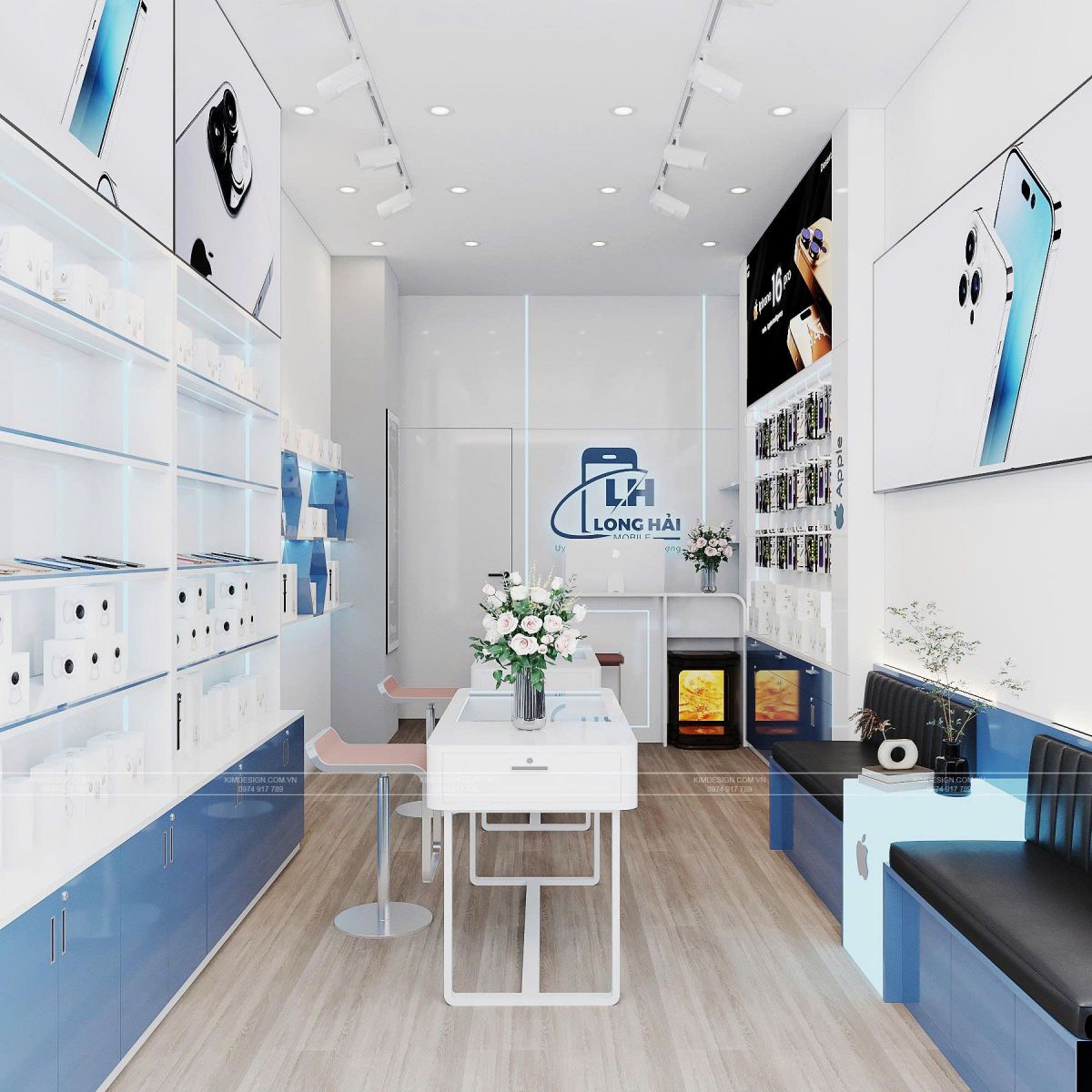 TRẢI NGHIỆM MUA SẮM TUYỆT VỜI NHỜ THIẾT KẾ KHÔNG GIAN SHOP ĐIỆN THOẠI