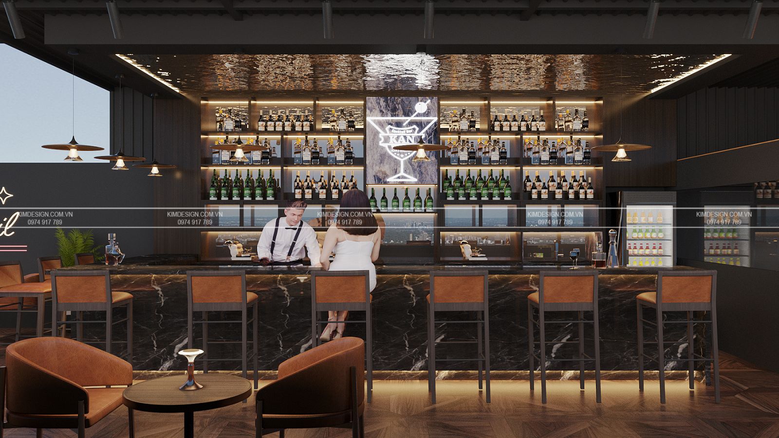 THIẾT KẾ QUÁN COCKTAIL - XU HƯỚNG NĂM 2026