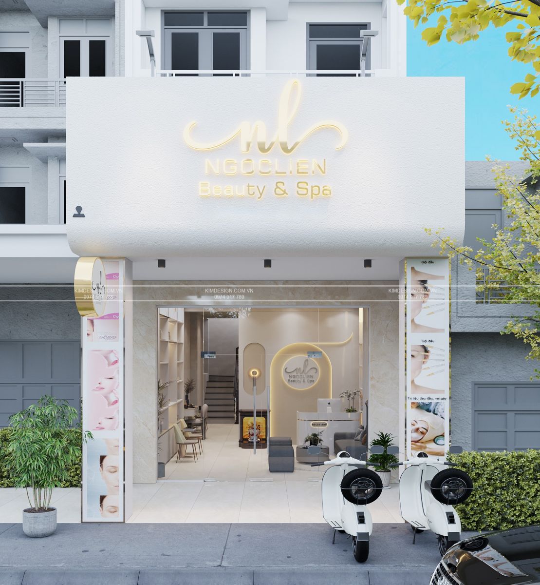 ĐỘT PHÁ DOANH THU NHỜ THIẾT KẾ SPA NHÃ NHẶN MÀ SANG TRỌNG