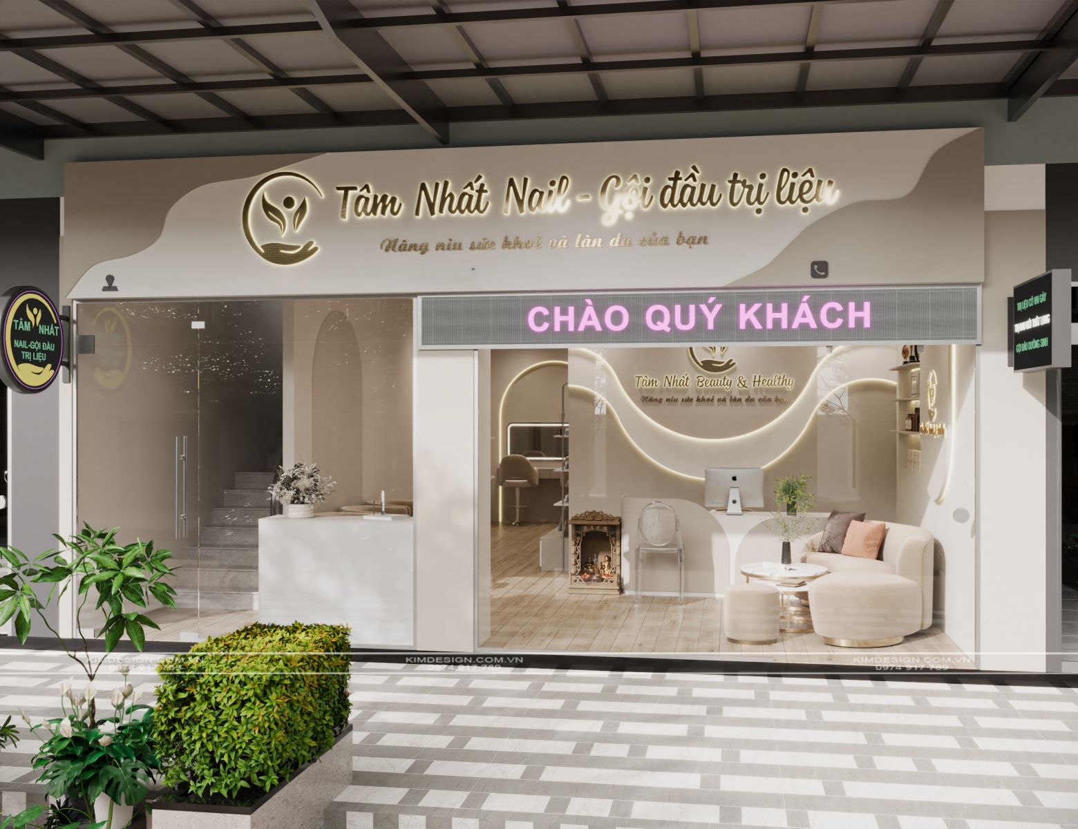MÊ MẨN MẪU THIẾT KẾ SPA TỐI GIẢN - CHÌA KHOÁ GIÚP GIỮ CHÂN KHÁCH HÀNG