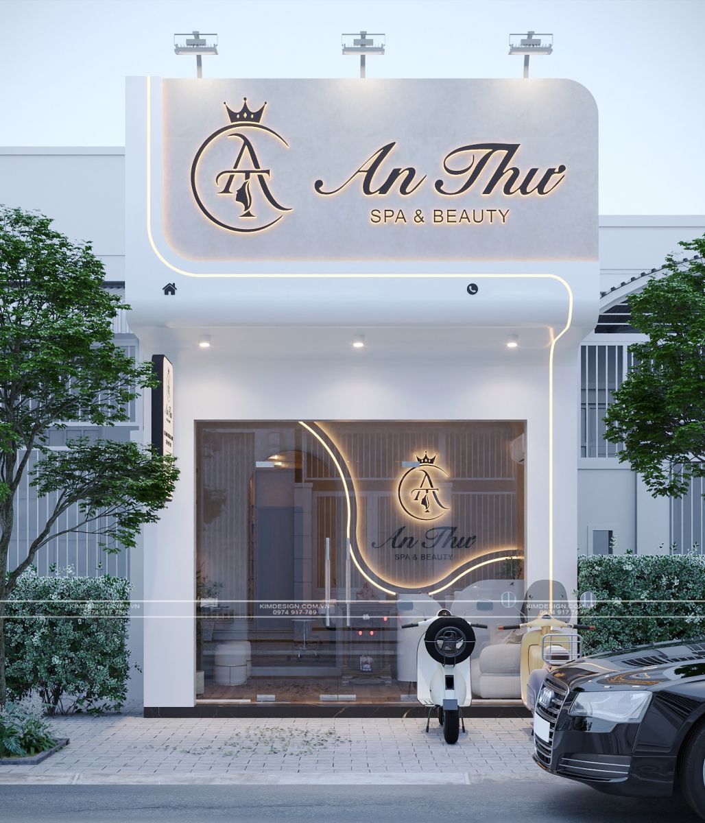 MÃN NHÃN VỚI THIẾT KẾ SPA TỐI GIẢN NHƯNG ĐẦY SANG TRỌNG