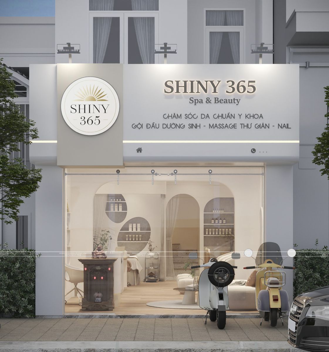 VẺ ĐẸP CỦA MỘT SPA THEO PHONG CÁCH TỐI GIẢN