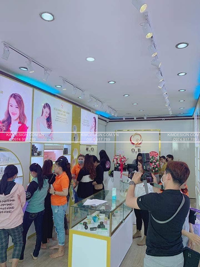 Hình ảnh thi công thực tế shop chị Vân Đồng Nai