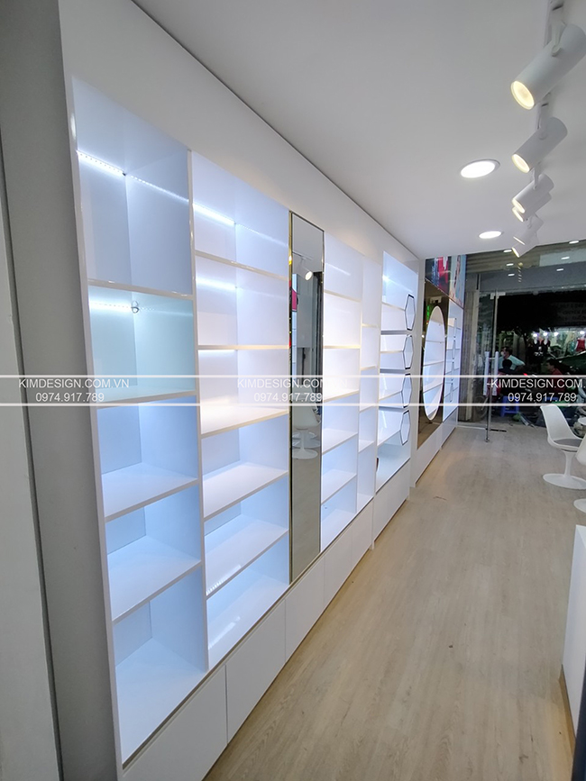 Hình thi công thực tế shop mỹ phẩm NKA - Nguyễn Thị Tú Hình thi công thực tế shop mỹ phẩm NKA - Nguyễn Thị Tú