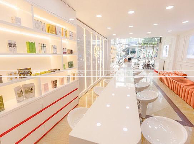 Hình ảnh thi công thực tế spa chị Vân CMT8 Hình ảnh thi công thực tế spa chị Vân CMT8