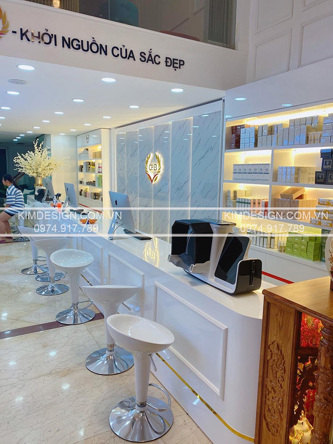 Hình ảnh thi công thực tế spa chị Vân CMT8 Hình ảnh thi công thực tế spa chị Vân CMT8
