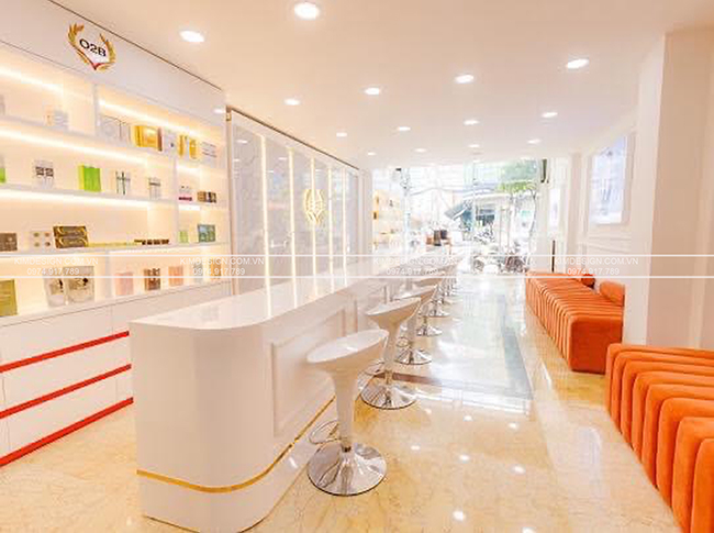 Hình ảnh thi công thực tế spa chị Vân CMT8 Hình ảnh thi công thực tế spa chị Vân CMT8