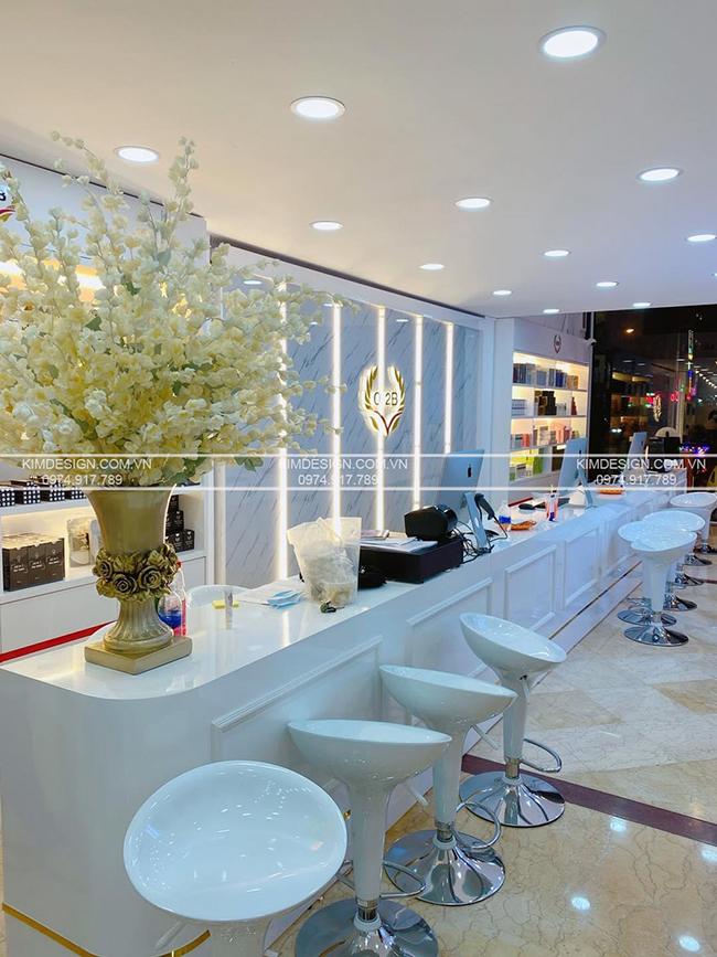Hình ảnh thi công thực tế spa chị Vân CMT8 Hình ảnh thi công thực tế spa chị Vân CMT8