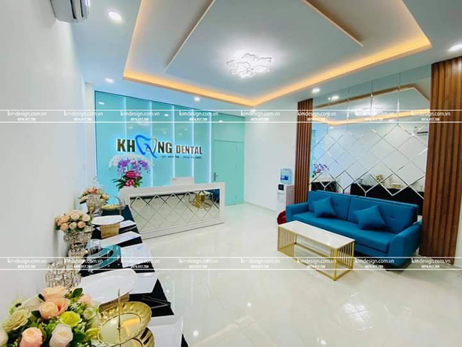 Hình ảnh thi công thực tế phòng khám nha khoa anh Thành - Tân Bình