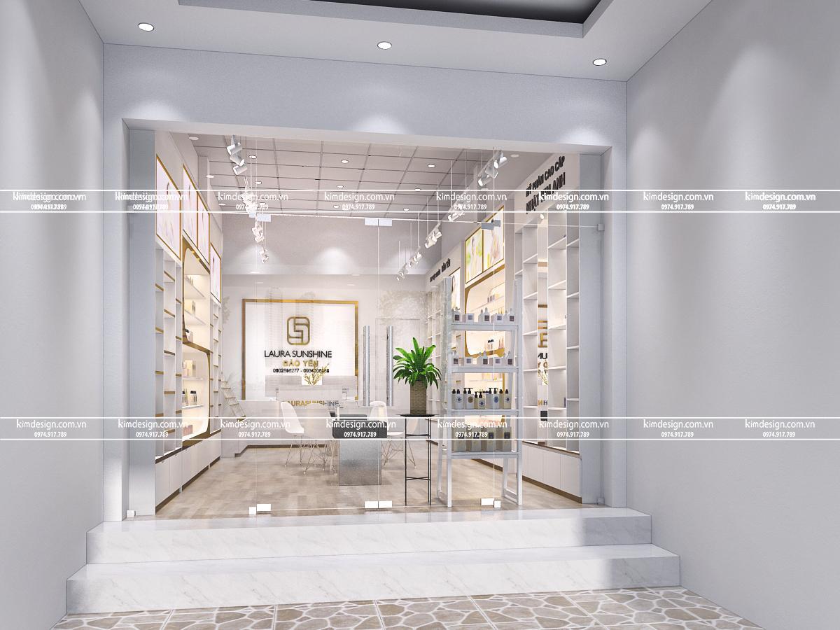 Thiết kế shop mỹ phẩm