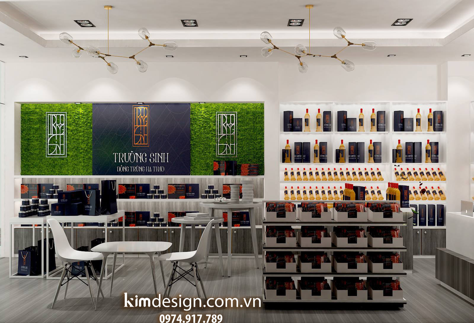 Thiết kế shop mỹ phẩm