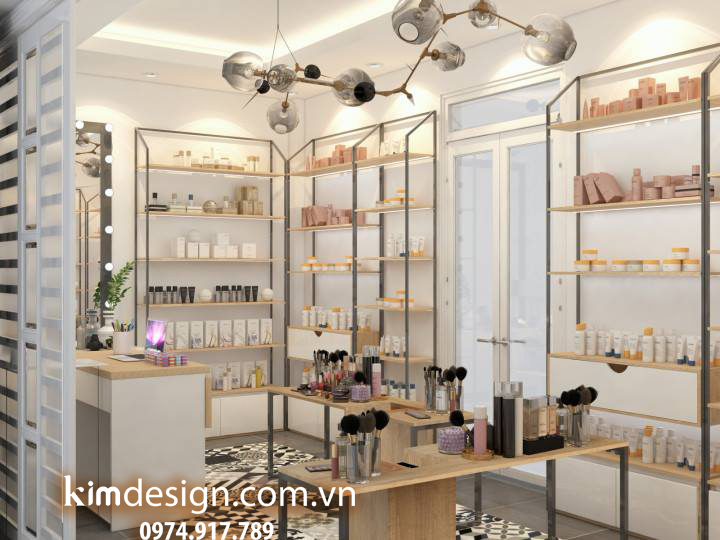 Thiết kế shop mỹ phẩm