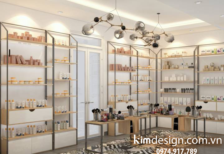 Thiết kế shop mỹ phẩm