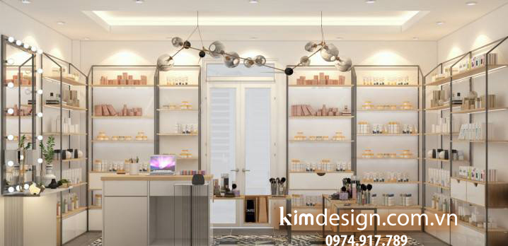 Thiết kế shop mỹ phẩm