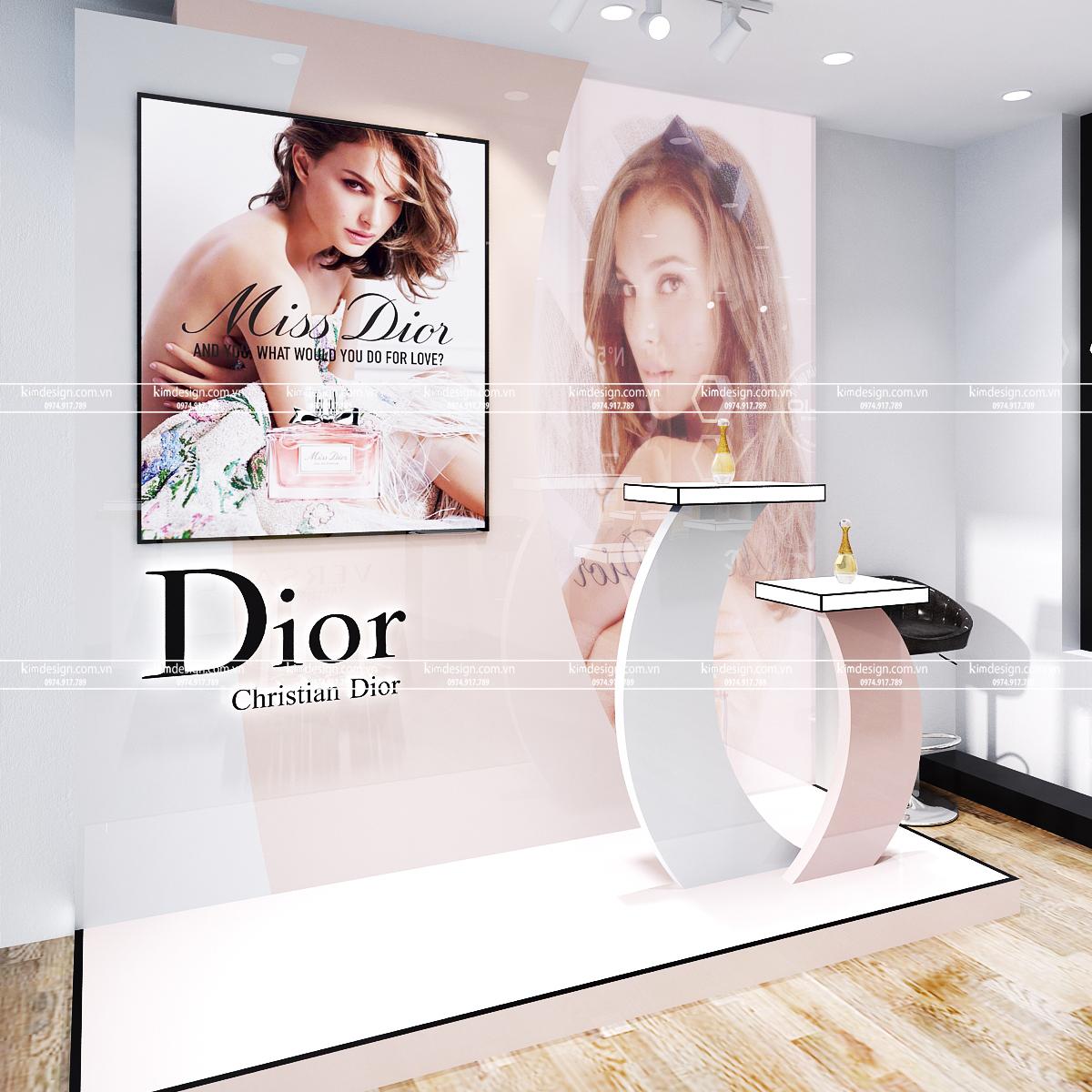 Thiết kế shop mỹ phẩm