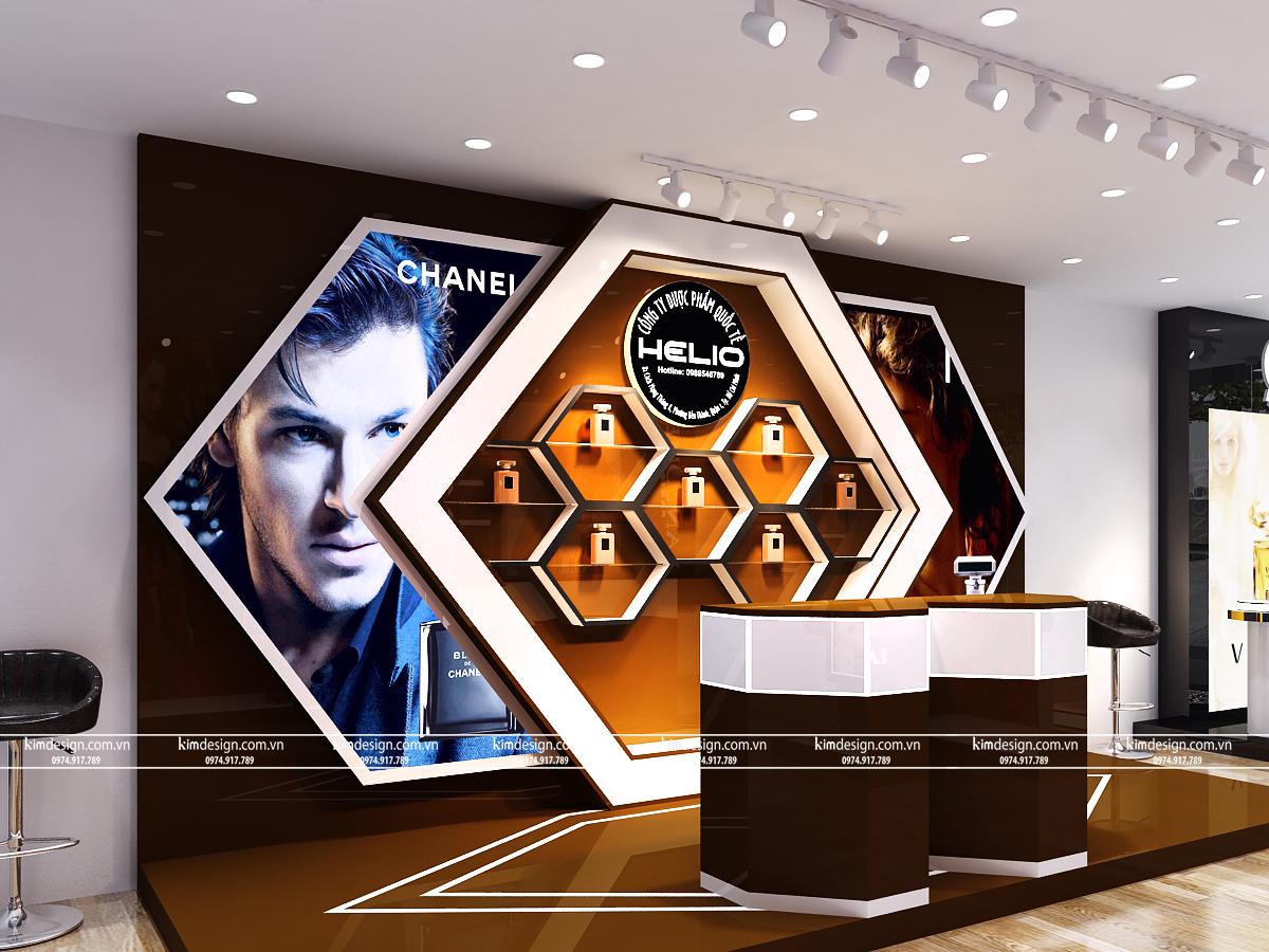 Thiết kế shop mỹ phẩm