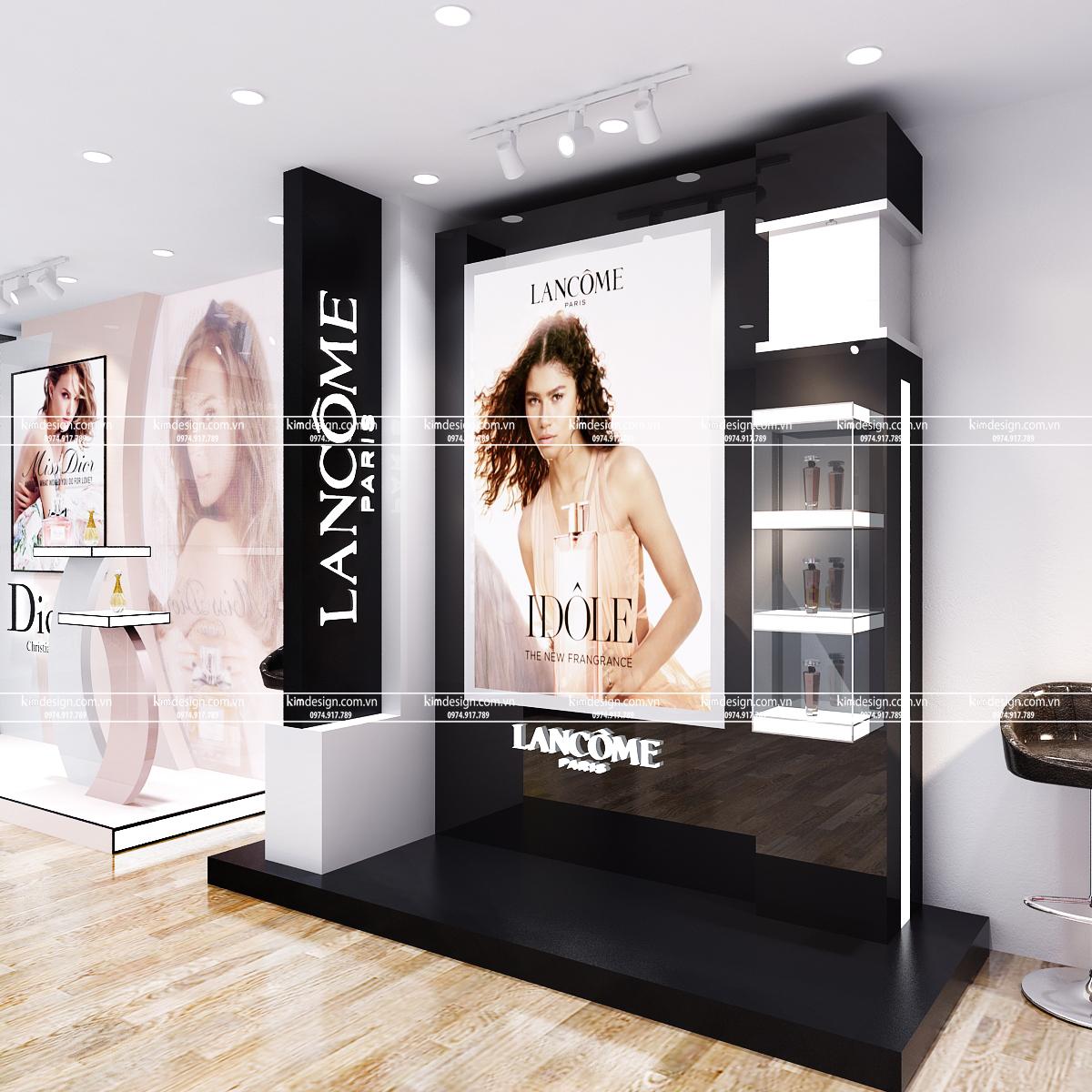 Thiết kế shop mỹ phẩm