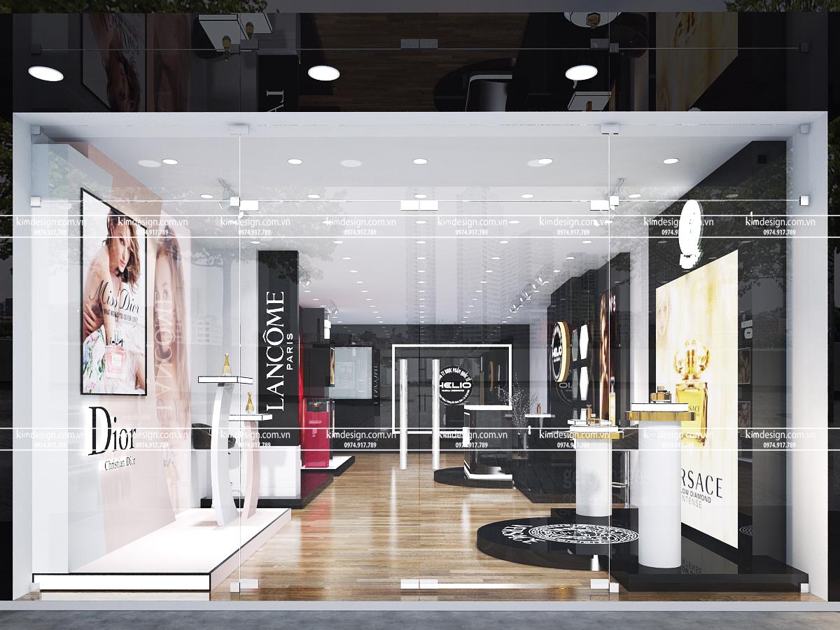 Thiết kế shop mỹ phẩm