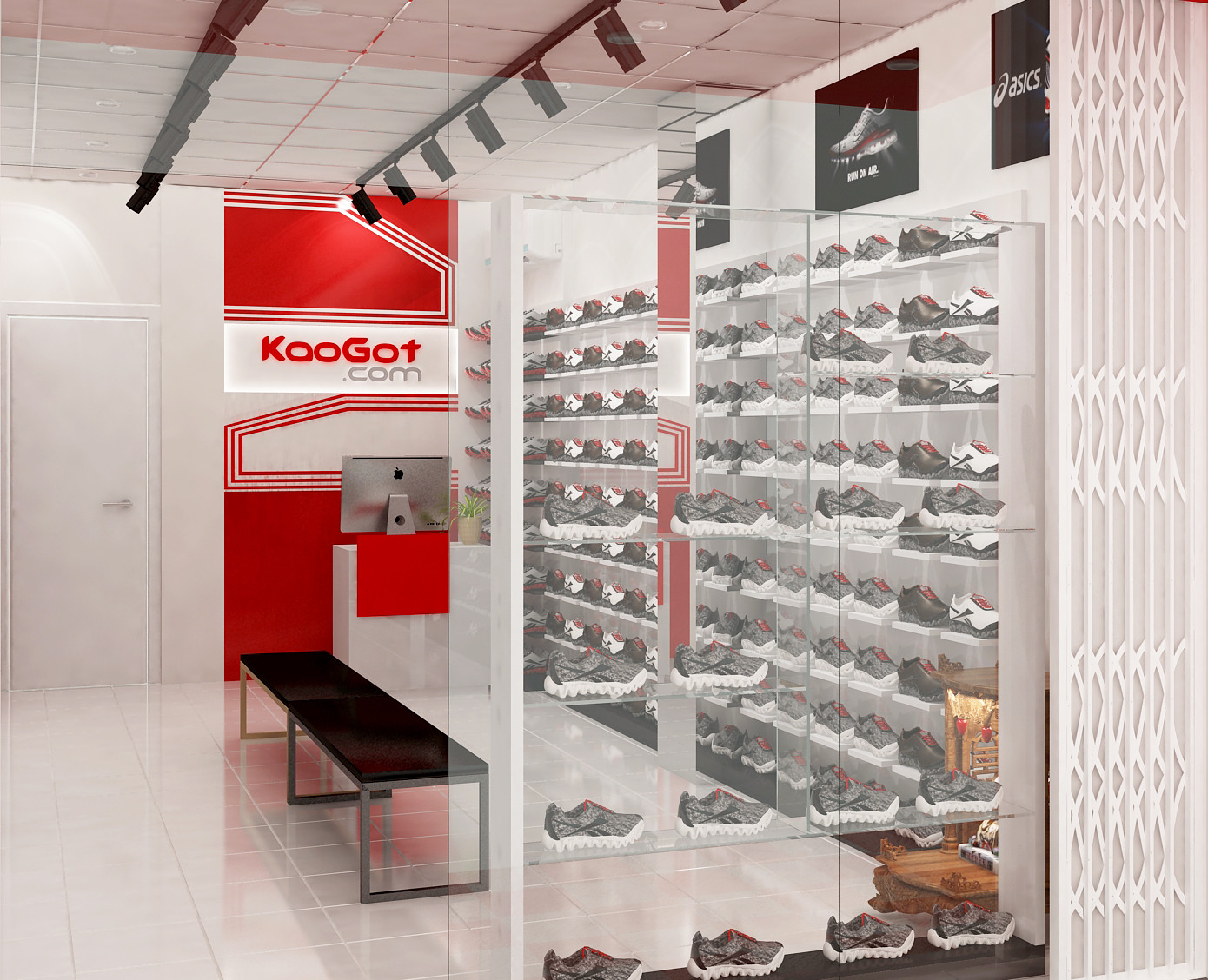 Thiết kế shop giày dép Thiết kế shop giày dép