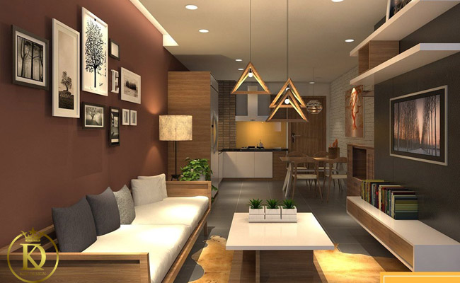 Thiết kế căn hộ chung cư 50m2 chú ý đến phong thủy