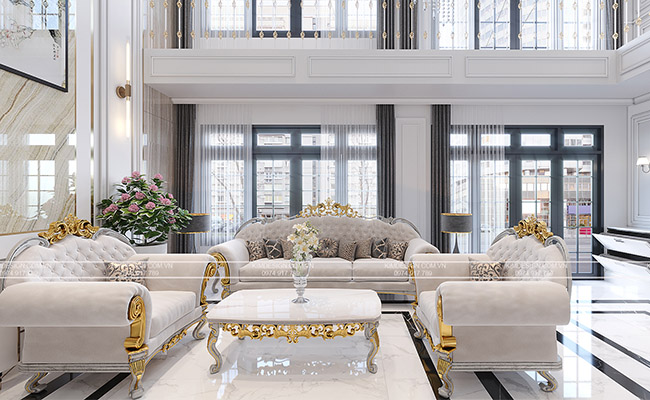 Ấn tượng với thiết kế nội thất căn hộ với bộ ghế sofa độc đáo