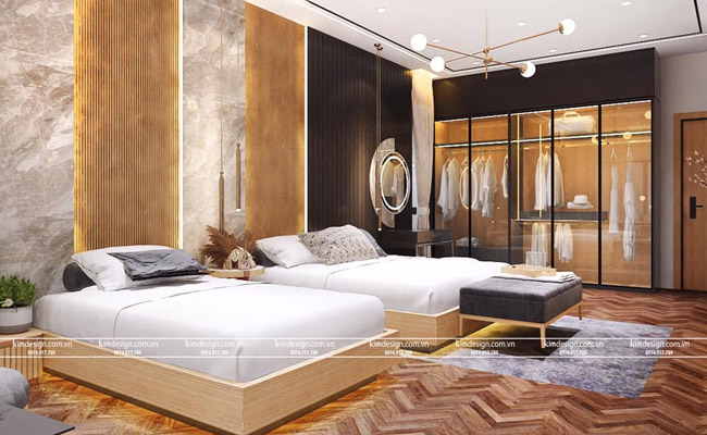 thiết kế kệ nội thất căn hộ