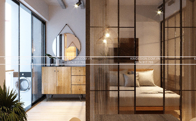 Thiết kế nội thất căn hộ mini đủ ánh sáng tự nhiên cho phòng Thiết kế nội thất căn hộ mini đủ ánh sáng tự nhiên cho phòng