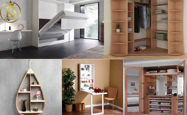Sử dụng đồ nội thất đa năng - Ý tưởng thiết kế nội thất chung cư mini đẹp tuyệt vời