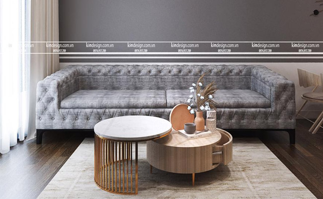Bộ bàn ghế sofa hiện đại giúp cho căn phòng có thêm vẻ đẹp và tinh tế hơn