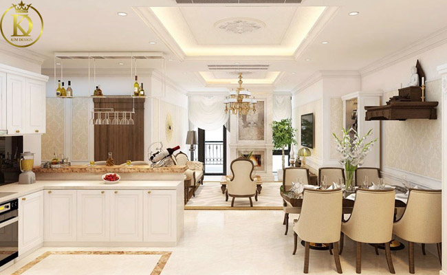 Thiết kế bàn thờ trong phòng khách dạng treo