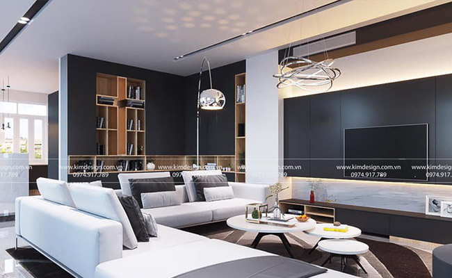 Thiết kế phong khách chung cư đơn giản hiện đại