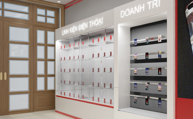 Thiết kế shop điện thoại