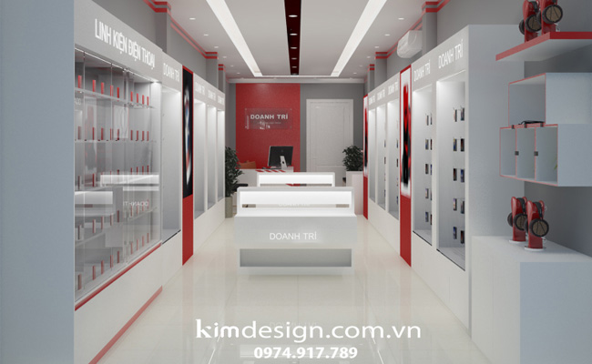 Thiết kế shop điện thoại